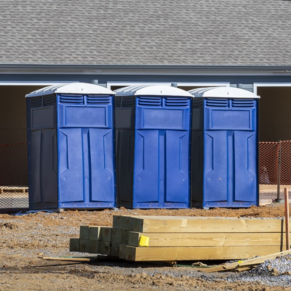 can i customize the exterior of the porta potties with my event logo or branding in Cato